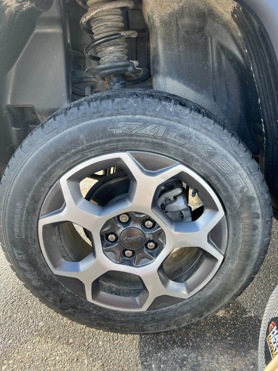 Tailgate after repair