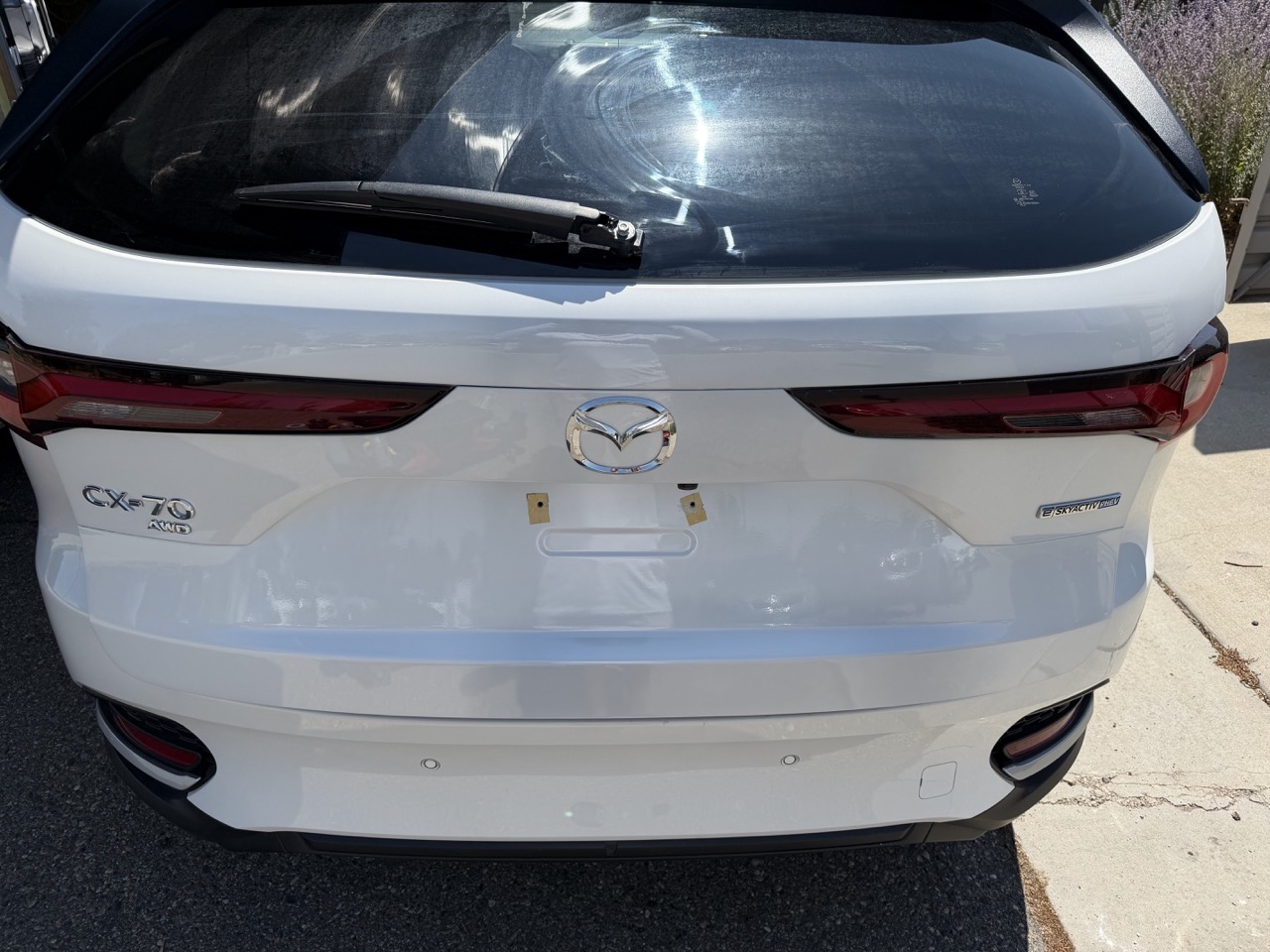 Tailgate after repair